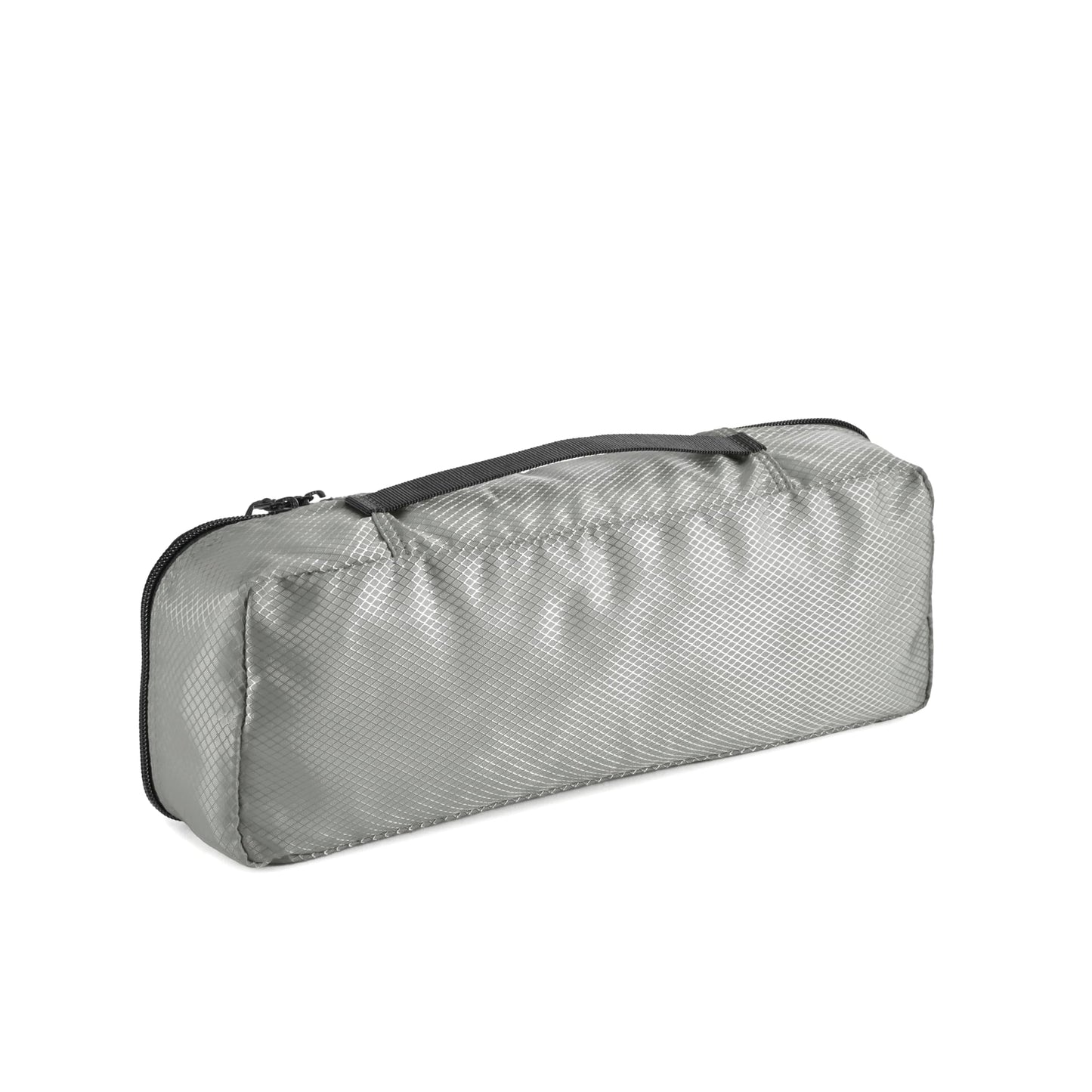 Amazon Basics Lightweight Packing Cubes Travel Organizer Set with Double Zipper, Mesh Top, Multiple Sizes, 4 Piece, Gray