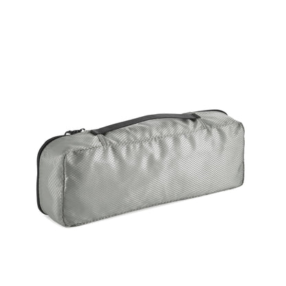 Amazon Basics Lightweight Packing Cubes Travel Organizer Set with Double Zipper, Mesh Top, Multiple Sizes, 4 Piece, Gray