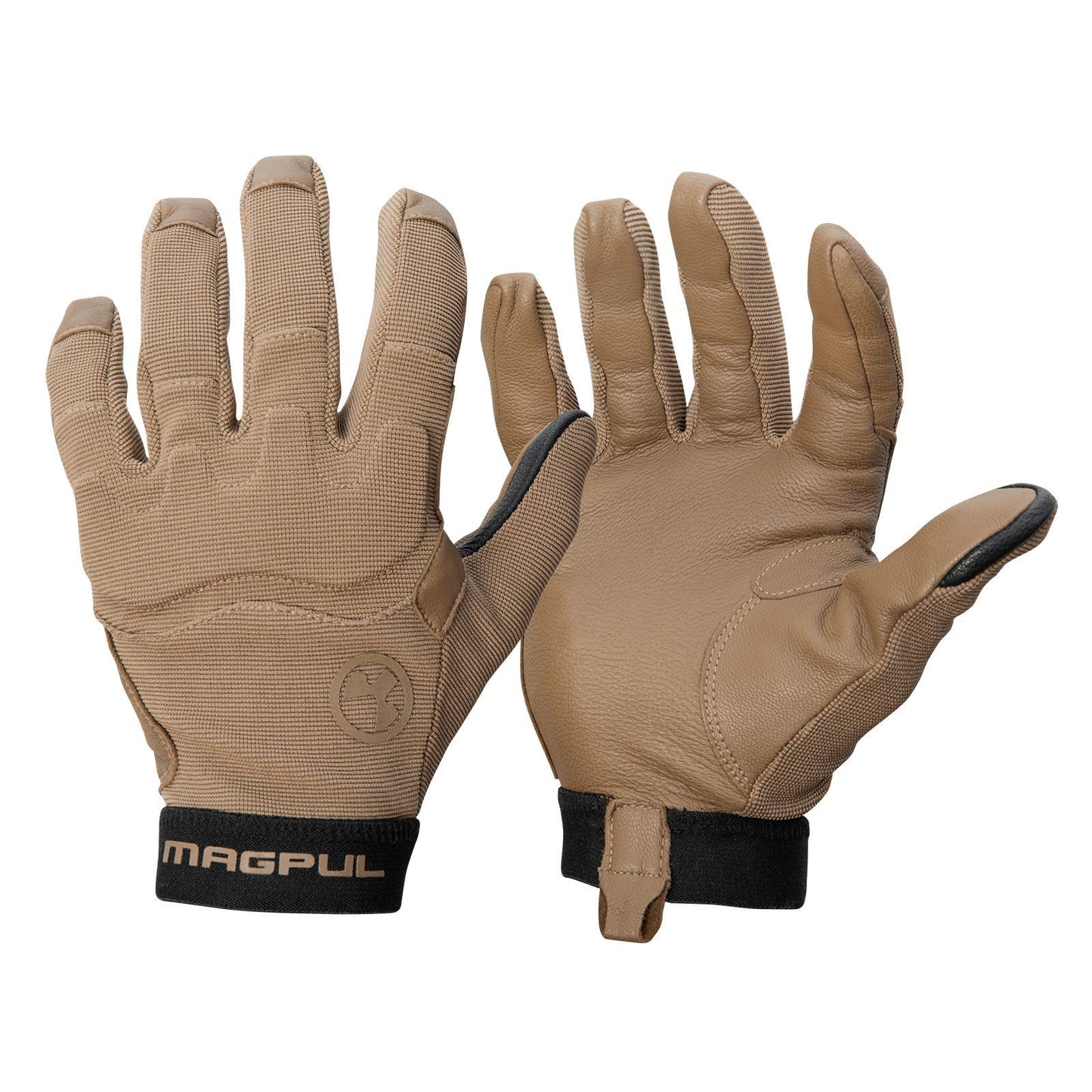 Magpul Patrol Glove 2.0 Lightweight Tactical Leather Gloves, Coyote, Small