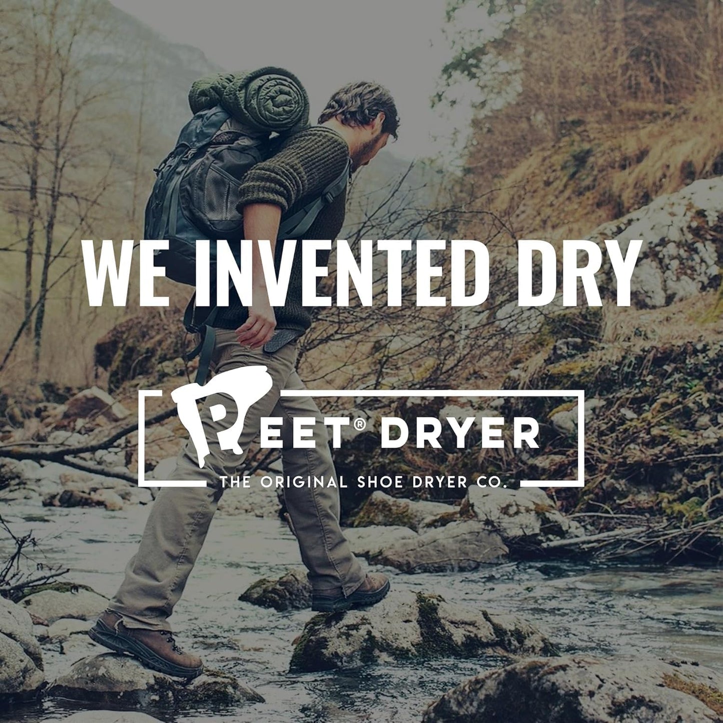 PEET, Original Dryer, Electric Shoe Dryer, Effective Drying for Work Boots & Outdoor Gear, Athletic Gear, Portable, Silent & Energy-Efficient, Made in USA