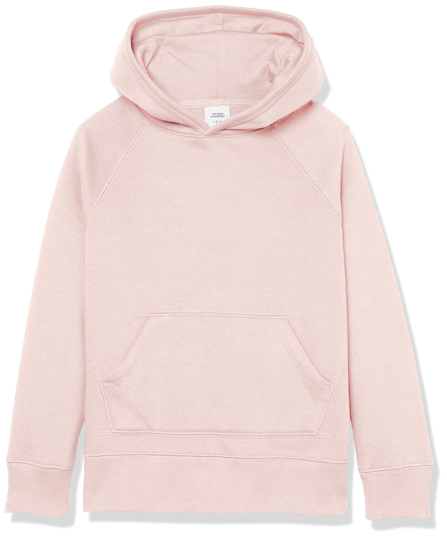 Amazon Essentials Toddler Girls' Pullover Hoodie Sweatshirt, Light Mauve, 4T