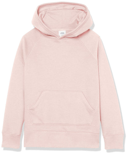 Amazon Essentials Toddler Girls' Pullover Hoodie Sweatshirt, Light Mauve, 4T