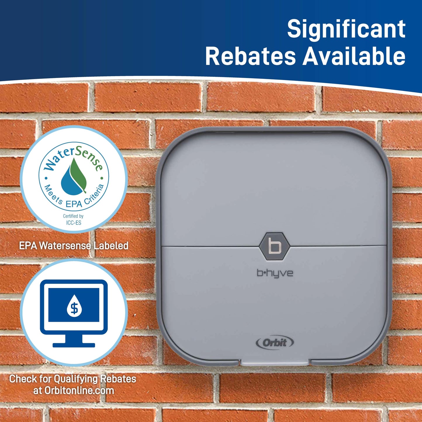 Orbit 57915 B-hyve 4-Zone Indoor Smart Sprinkler Controller