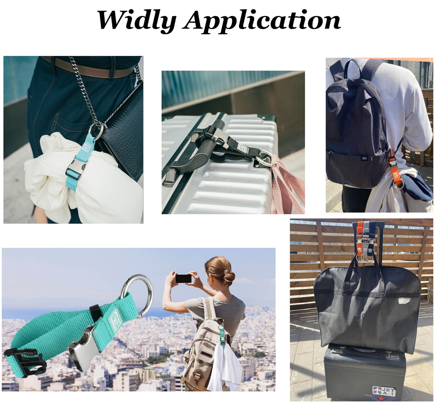 2PCS Add a Bag Luggage Strap Jacket Gripper, Heavy Duty Luggage Straps Carry-on Baggage Suitcase Straps Belts Travel Accessories,Carry Your Extra Bags