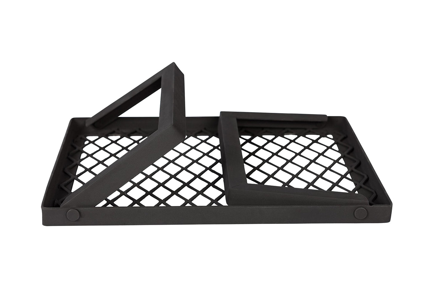 Amazon Basics Heavy-Duty Portable Camping Grill Grate for Campfire Cooking, Black