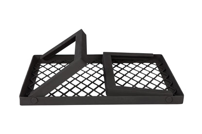 Amazon Basics Heavy-Duty Portable Camping Grill Grate for Campfire Cooking, Black