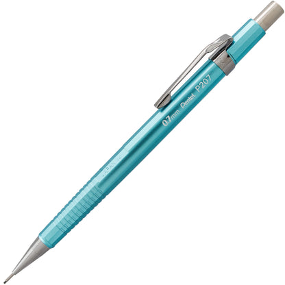 Pentel P207MBP3M1 Sharp Mechanical Drafting Pencil 0.7 mm Assorted Pastel Barrels 3/Pack