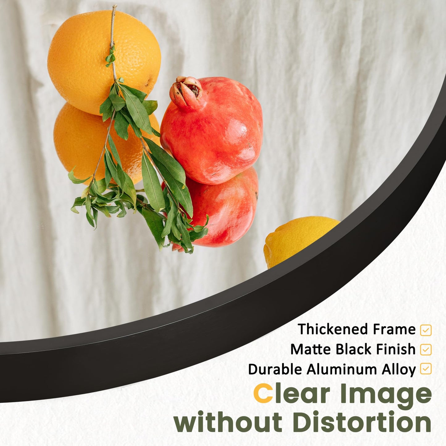 NicBex Arched Full Length Mirror with Stand, 56"x19" Aluminum Alloy Frame Floor Mirror, Black - Free Standing, Leaning Against Wall or Wall-Mounted, for Bedroom Living Room Dressing Room