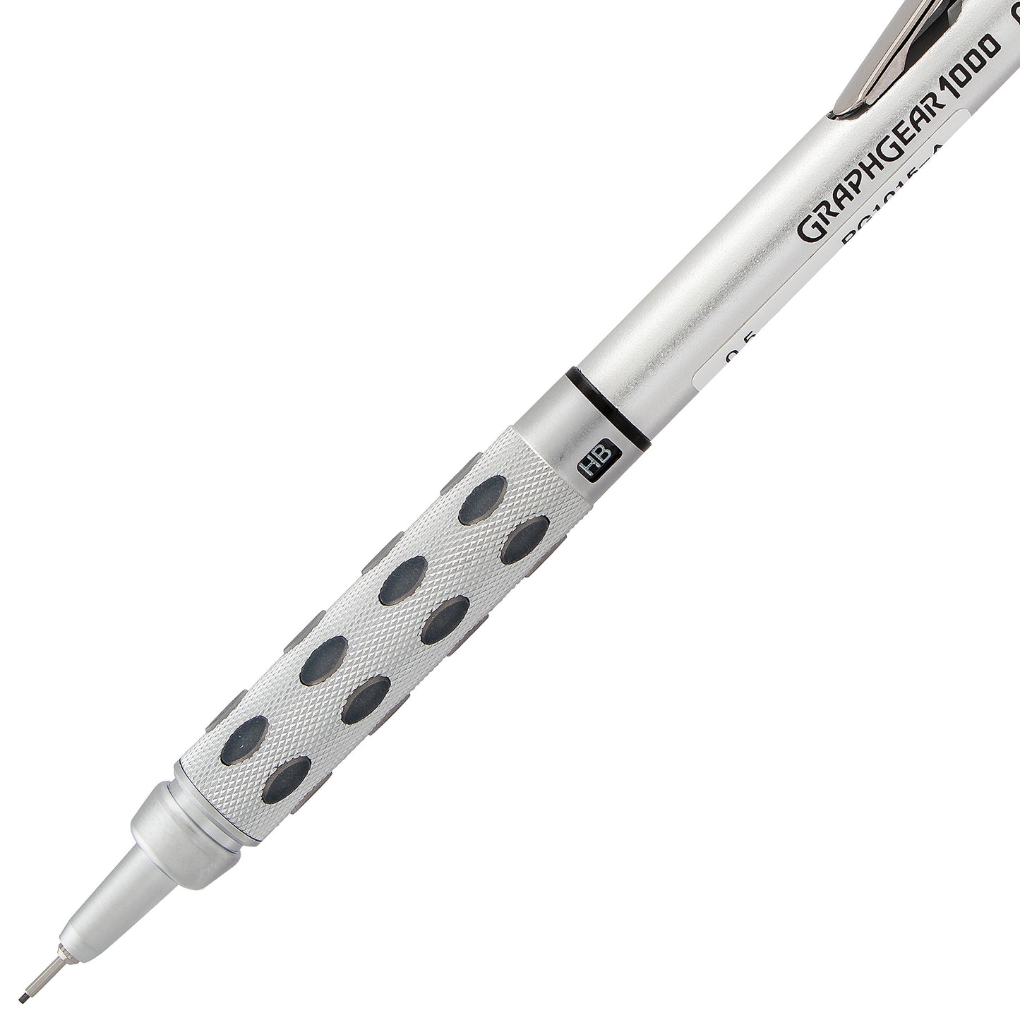 Pentel GraphGear 1000 Mechanical Pencil, (0.5mm) Point Size, Black Barrel, 1 Each (PG1015A)