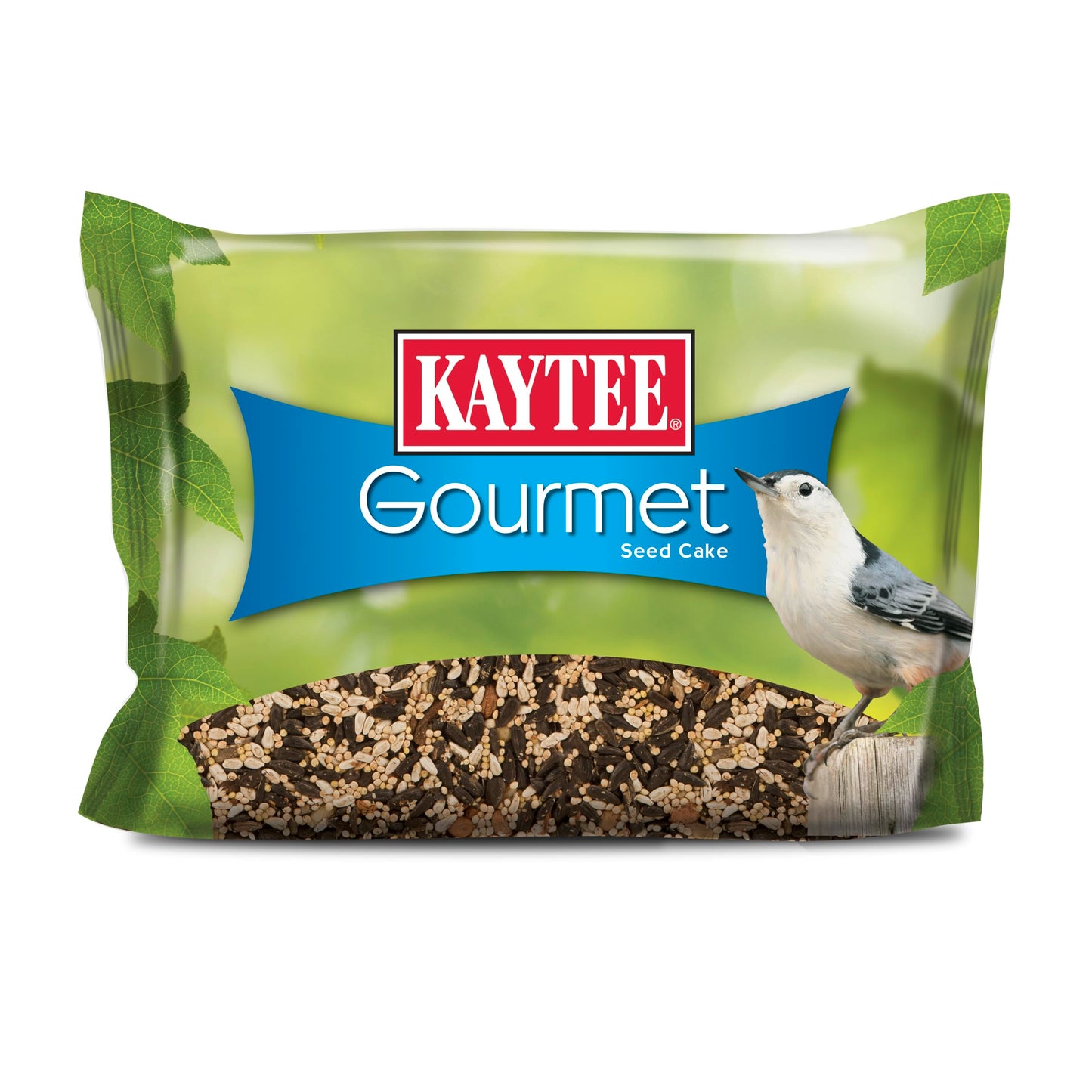 Kaytee Wild Bird Gourmet Seed Cake For Cardinals, Chickadees, Juncos, Titmice, Woodpeckers and More, 2 Pounds