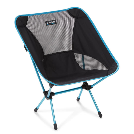 Helinox Chair One Original Lightweight Compact Collapsible Camping Chair Black/Blue, 2.1lbs Outdoor Chairs, Camping Chairs for Adult,Portable Chairs for Outside, Backpacking, Picnic, Adventures