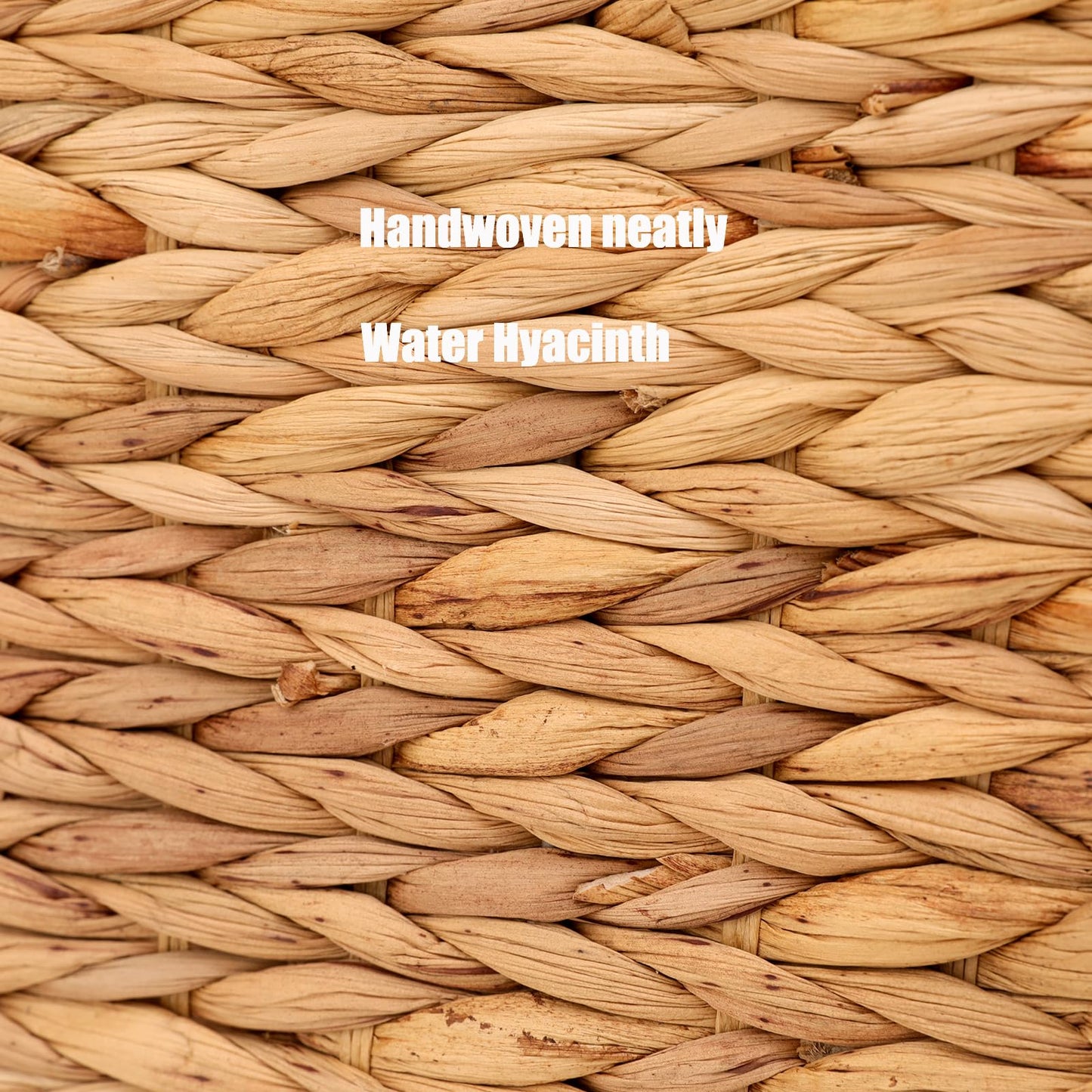 JGJCYO9 Storage Baskets 11x11inch Cube Baskets 4 pcs Baskets,Foldable Handwoven Water Hyacinth Laundry Organizer,Cube Storage Baskets