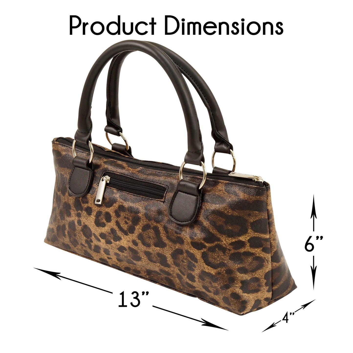 Primeware Wine Clutch Bag (Thermal Insulated) Trendy Women’s Carry Tote | Holds Red & White 750mL Bottles | Trendy Fashion | Incl. Portable Waiter-Style Corkscrew (Cougar)