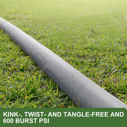 GUKOK 2025 Upgraded 50FT Non-Expanding Garden Hose, Ultra-Light & Flexible Water Hose - Burst-Resistant, Kink-Free, High-Pressure, All-Weather Use for Lawns, Gardens, and Outdoor Cleaning