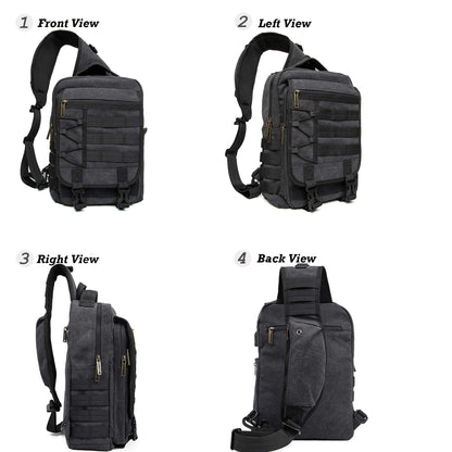 NICGID Sling Bags Chest Shoulder Backpacks, 13.3'' Laptop Backpack Crossbody Messenger Bag Travel Outdoor Men Women