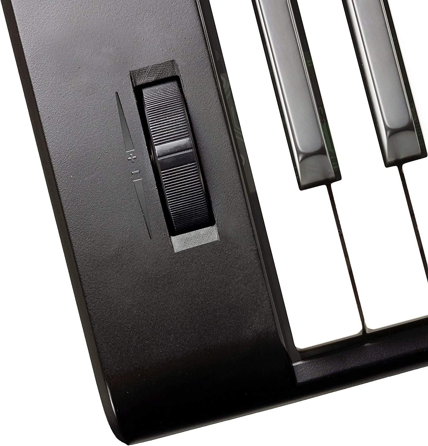 RockJam 61 Key Keyboard Piano Stand With Pitch Bend Kit, Piano Bench, Headphones, Simply Piano App & Keynote Stickers