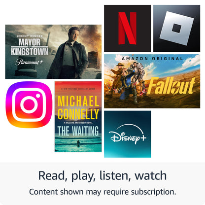 Amazon Fire HD 8 tablet (newest model), 8” HD Display, 3GB memory, 32GB, designed for portable entertainment, Black