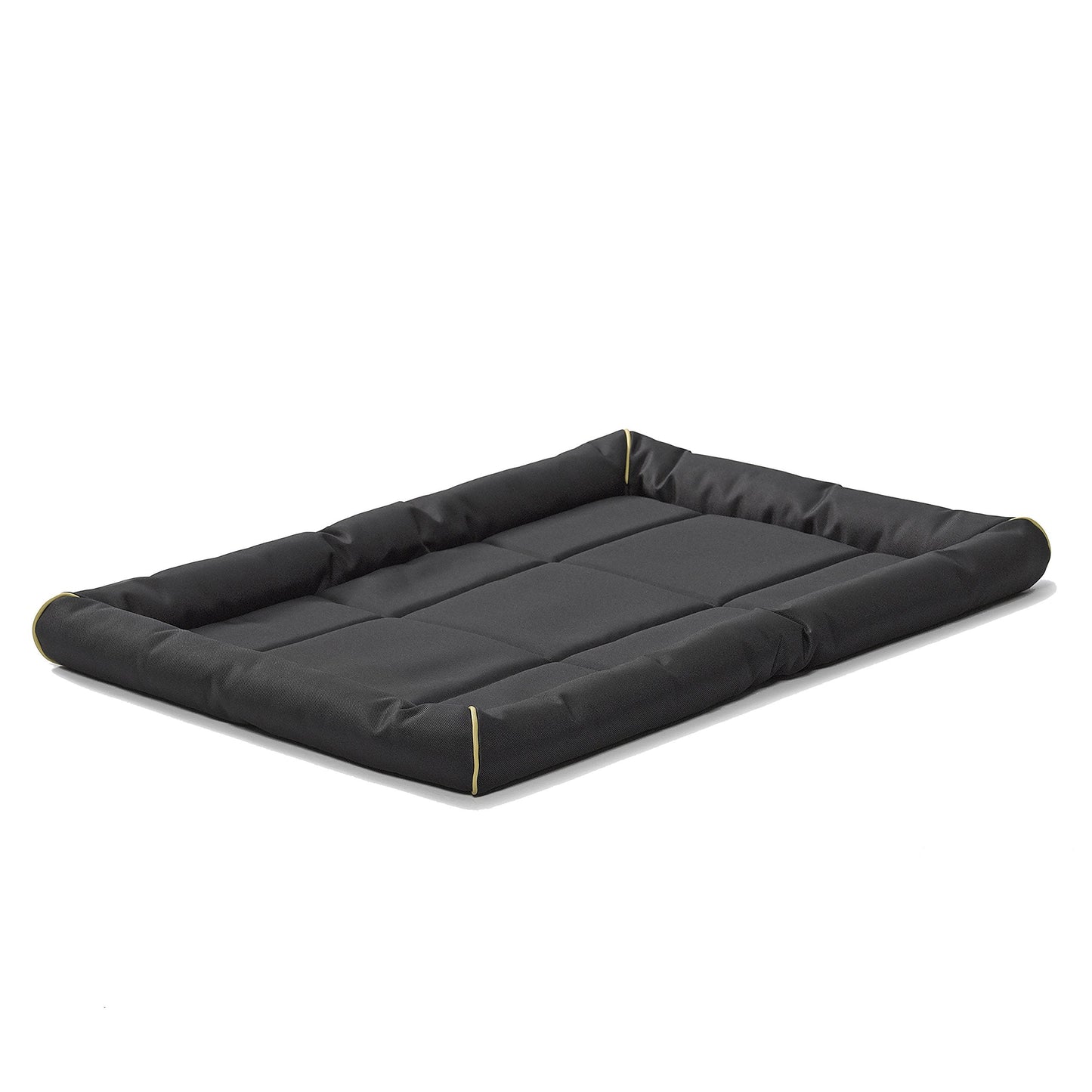MidWest Homes for Pets Intermediate QuietTime MAXX Ultra-Rugged Dog Bed, Water & Odor Resistant, Bolstered Edge, Non-Slip Bottom, Fits 36-inch Crates, Black