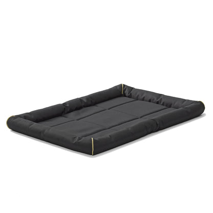 MidWest Homes for Pets Intermediate QuietTime MAXX Ultra-Rugged Dog Bed, Water & Odor Resistant, Bolstered Edge, Non-Slip Bottom, Fits 36-inch Crates, Black