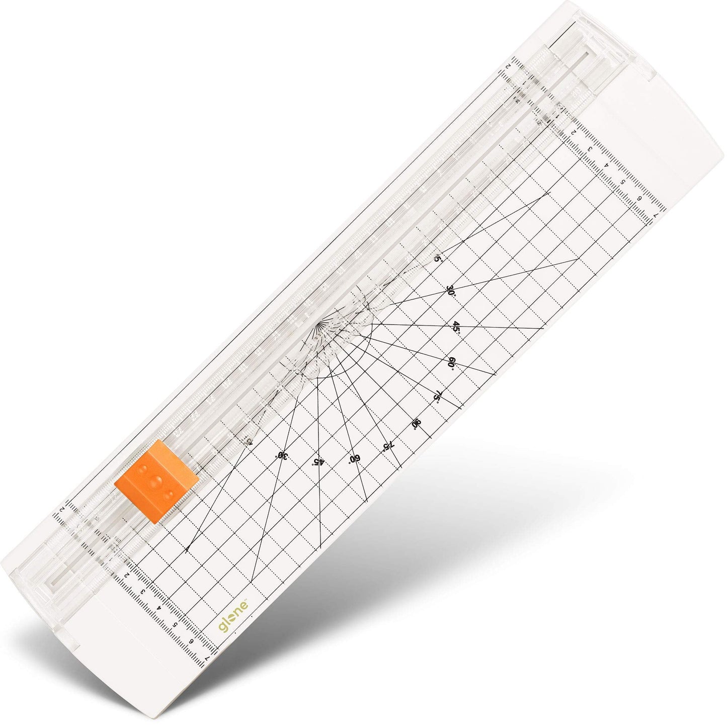 Glone 12 inch Paper Trimmer, A4 Size Paper Cutter with Automatic Security Safeguard for Coupon, Craft Paper and Photos (Off White)