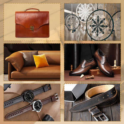 Jupean 48 Colors Waxed Thread, Leather Thread for Hand Sewing, Book Binding Threads, Leather Stitching Thread for Hand Sewing Craft DIY Bookbinding