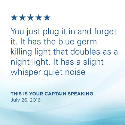 Germ Guardian GG1100W 7” Pluggable Small Air Purifier, Small Room Wall Air Sanitizer, Freshens Air, UV-C Light Kills Germs, Reduces Odors from Pets, Cooking, Mold, GermGuardian, 1-Yr Wty (White)