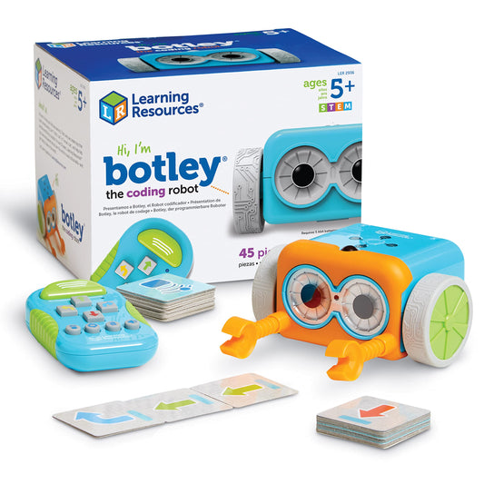 Learning Resources Botley the Coding Robot - Code Games for Boys and Girls, Robotics for Kids, STEM Programming, Scientific Building Toys, Engineering Gift Set