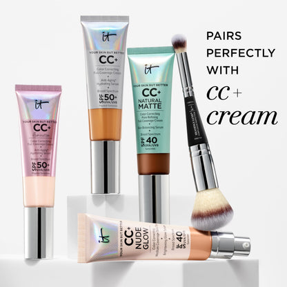 IT Cosmetics Heavenly Luxe Complexion Perfection Brush #7 - Foundation & Concealer Brush in One - Soft Bristles - Pro-Hygienic & Ideal for Sensitive Skin Multicolor