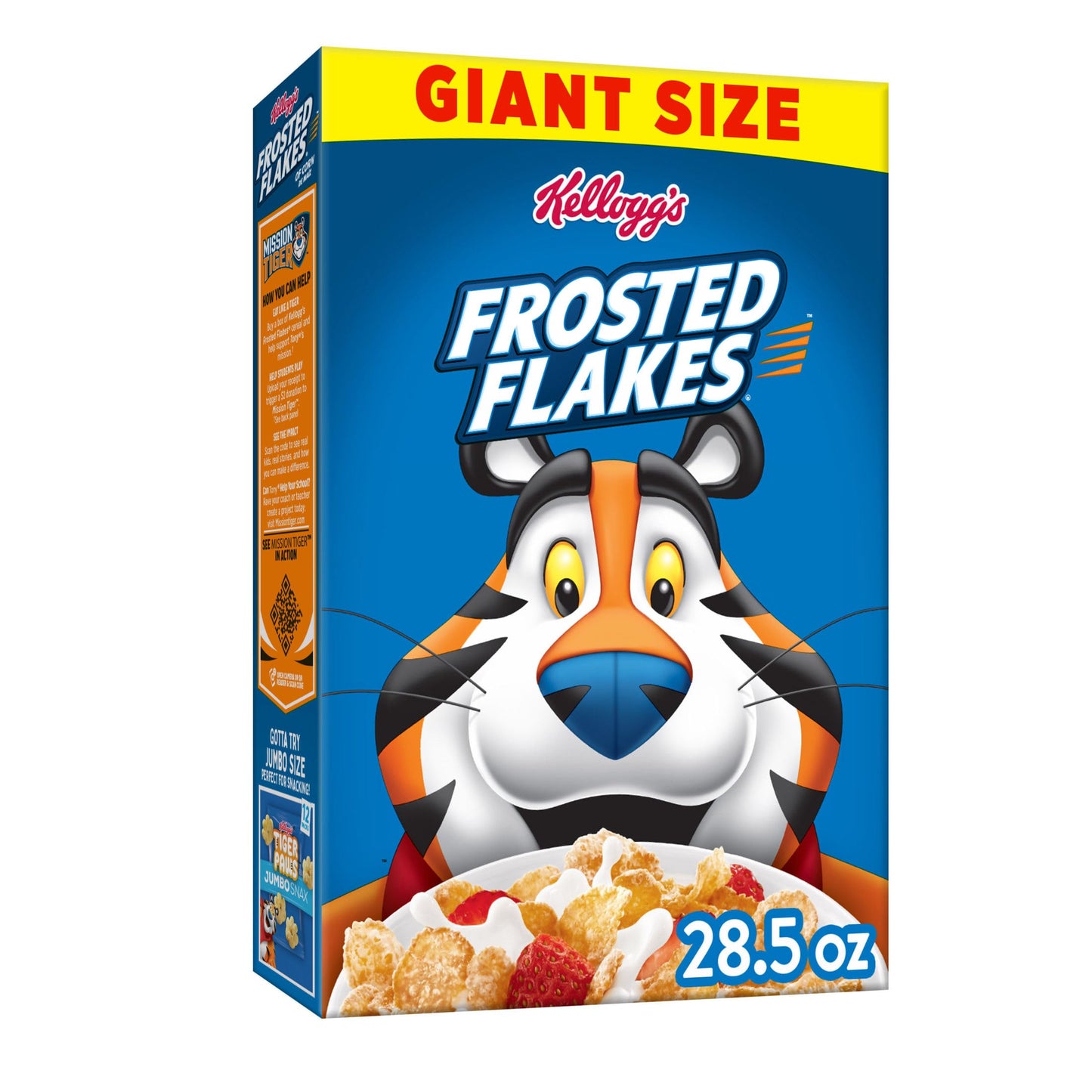 Kellogg's Frosted Flakes Breakfast Cereal, Fat Free, Giant Size, 28.5 oz