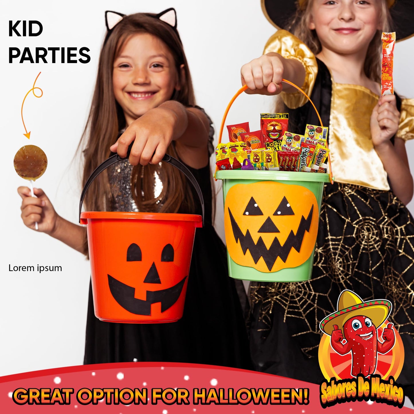 Mexican Candy Variety Pack (50 Count) Dulces Mexicanos, Mexican Snacks, with Vero Lollipops, Lucas Candy, Pulparindo Tamarindo, Mazapan, Spicy Dulce Mexico Assorted Mix, by Sabores de Mexico