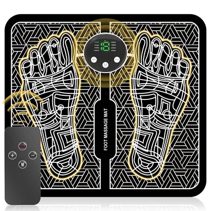 Phixnozar Transcutaneous Electronic Nerve Stimulator, EMS Foot Massager for Muscle Relaxation, LCD Display Screen,Back & Legs Massager