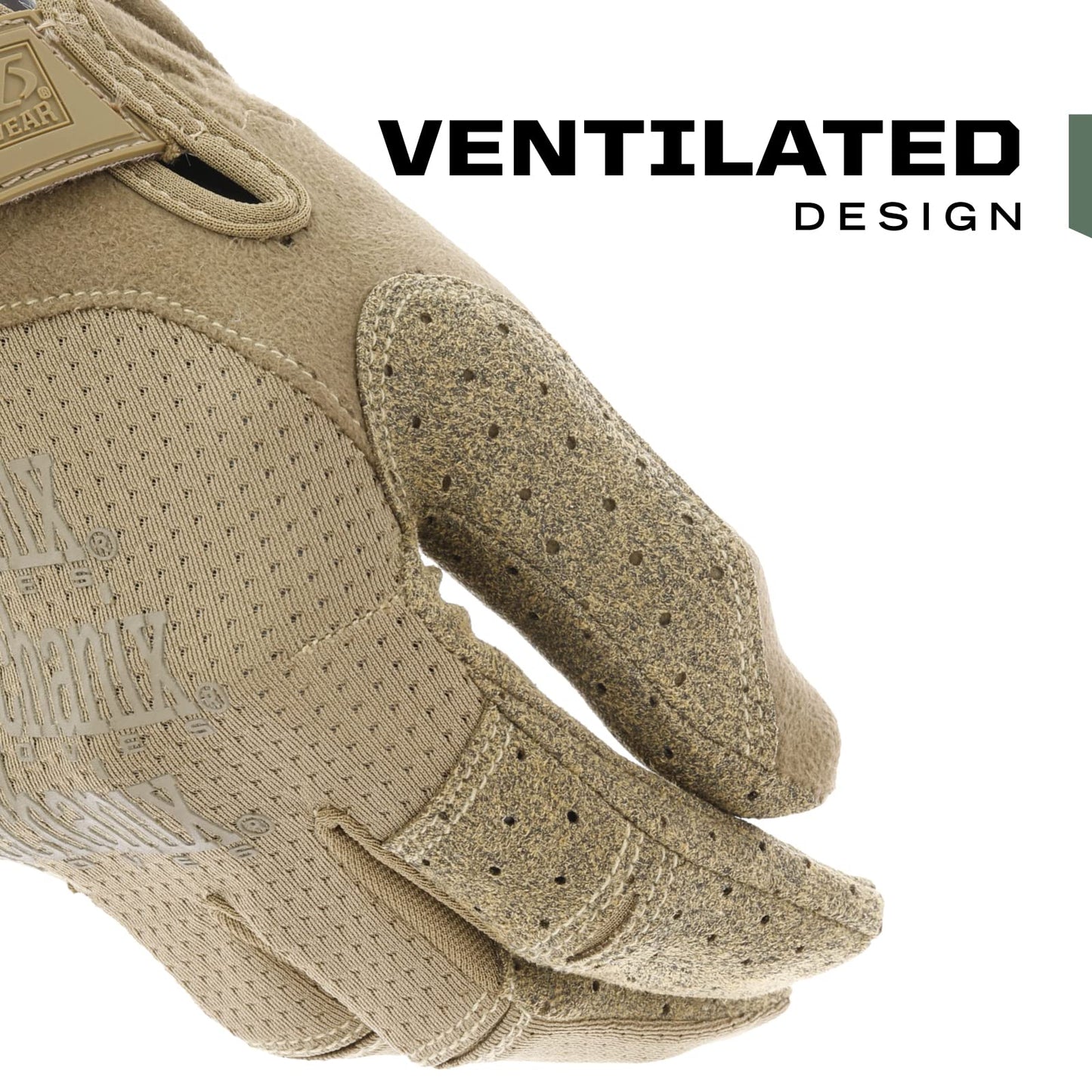 Mechanix Wear Specialty Vent Tactical Gloves - Ventilated Precision Fit High-Dexterity Field Work Gloves - Touchscreen Compatible & Machine Washable - Large - Coyote Tan