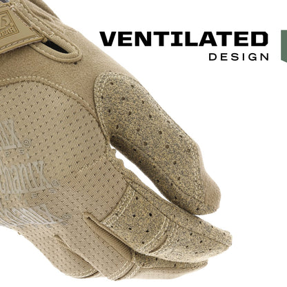 Mechanix Wear Specialty Vent Tactical Gloves - Ventilated Precision Fit High-Dexterity Field Work Gloves - Touchscreen Compatible & Machine Washable - Large - Coyote Tan