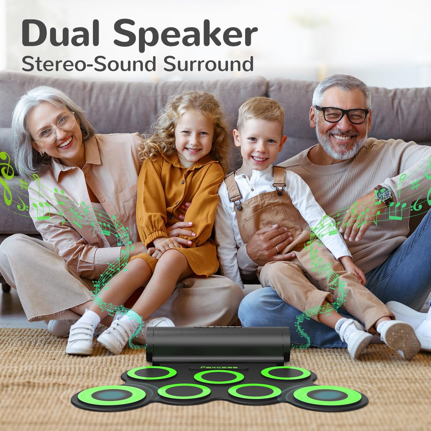 PAXCESS Electronic Drum Set (G3066LG)