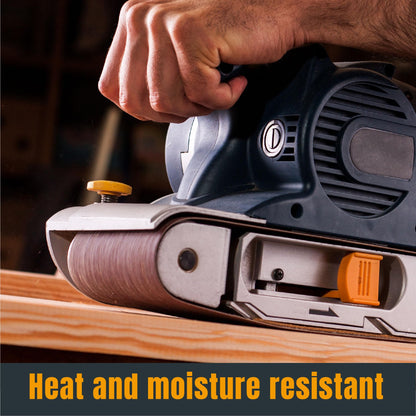 POWERTEC 4 x 24 Inch Sanding Belts, 18 PK, 3 Each of 60 80 120 150 240 400 Grits, 4x24 Belt Sander Sanding Belts, Aluminum Oxide Sandpaper for Oscillating Belt Sander, Woodworking (110008)