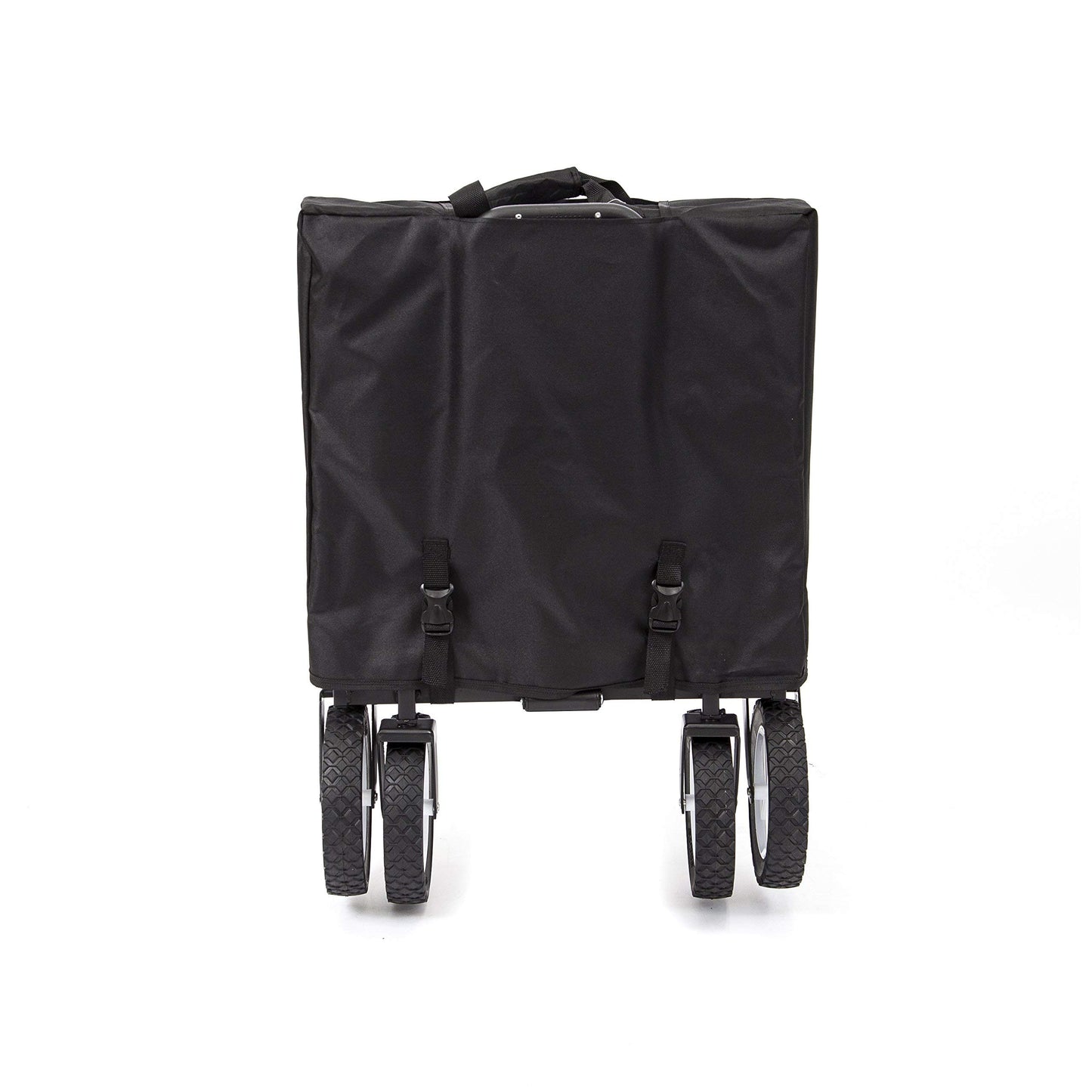 Mac Sports Collapsible Folding Outdoor Utility Wagon, Black