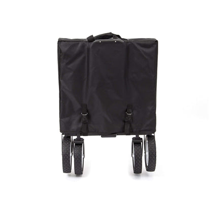 Mac Sports Collapsible Folding Outdoor Utility Wagon, Black