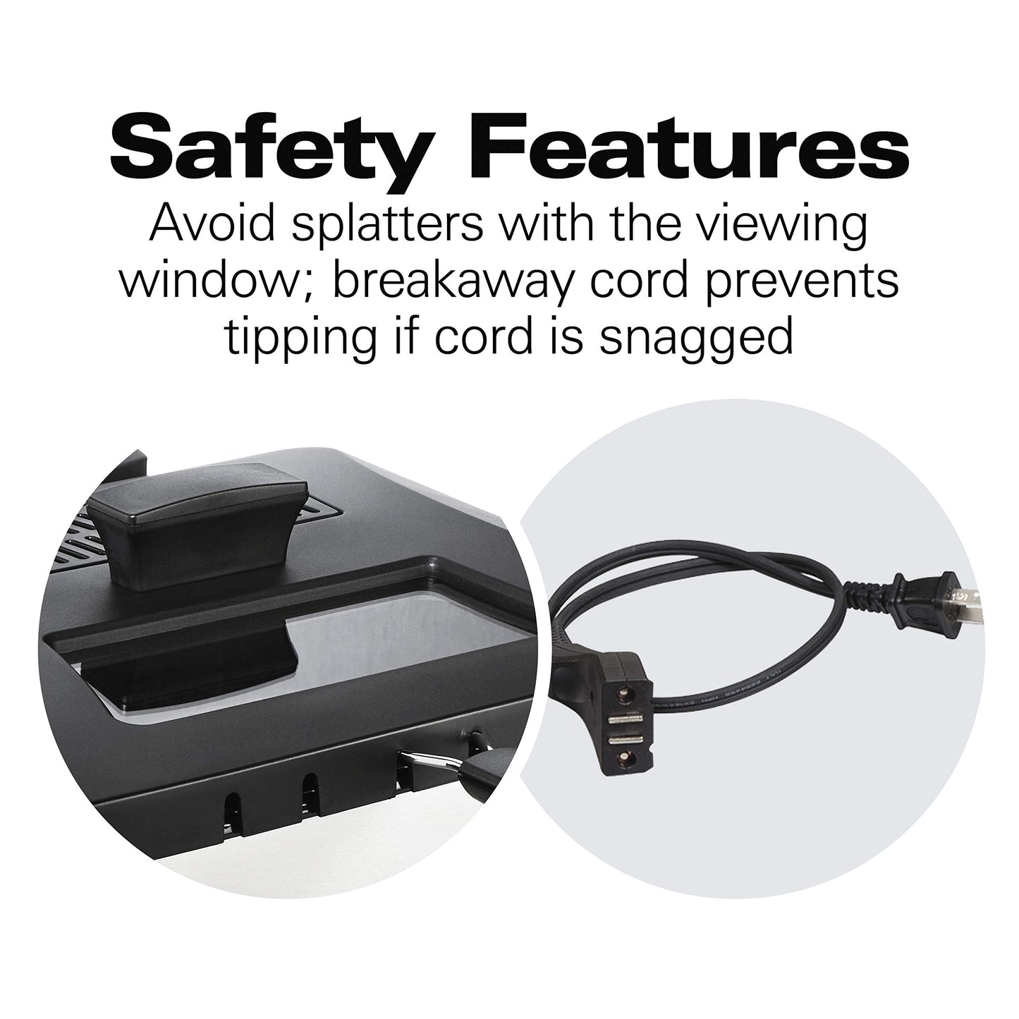 Hamilton Beach Electric Deep Fryer with Basket and Lid, 4.5 Liters / 19 Cups Oil Capacity, Temperature Control, View Window, Professional Style, 1800 Watts, Stainless Steel (35035A)