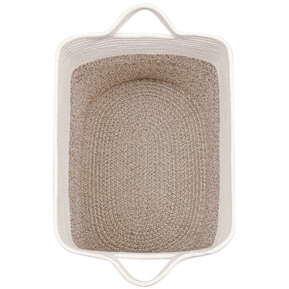 Laughbird Collapsible Laundry for Hamper,Medium Large Storage Bins Fabric Storage Box, Closet Organizer,Hampers Foldable Fabric Storage Basket, Solid Storage Toy Box With Handle, Used to Organize