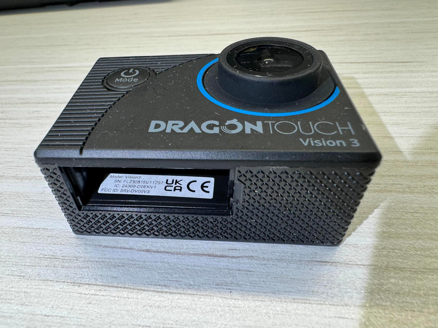 Dragon Touch 4K Action Camera 20MP Vision 3 Underwater Waterproof Camera 170° Wide Angle WiFi Sports Cam with Remote 2 Batteries and Mounting Accessories Kit