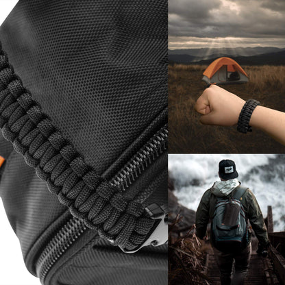 Fitdom Tactical Toiletry Bag Dopp Kit Case For Men. Perfect For Travel & Storage. Fits Large & Small Cosmetic Makeup, Clipper, Toothbrush, Shower, Shaving & Grooming Care. Best Overnight Organizer