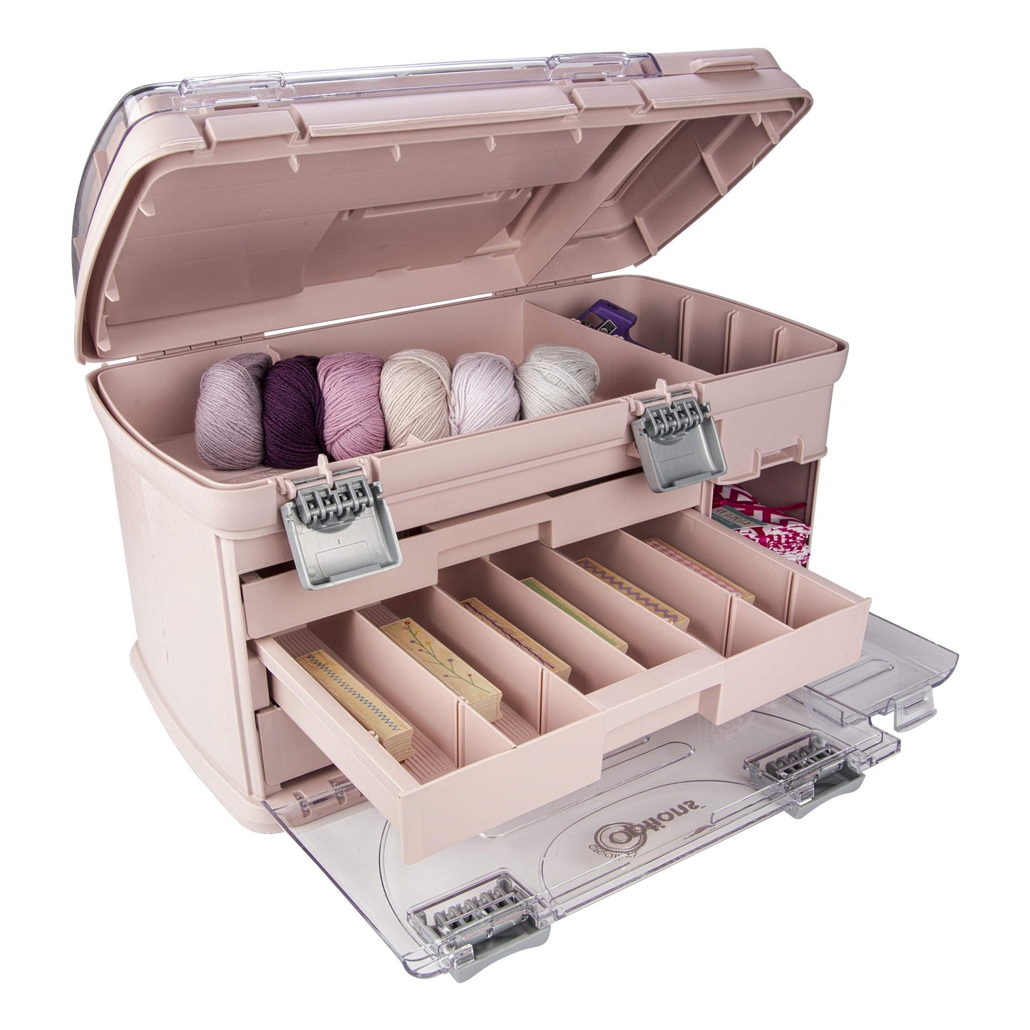 Large Three Drawer Organization System - Two Small Utility Stows | Battery, Jewelry, Small Parts, Craft, Sewing, Paint, Collectibles Storage