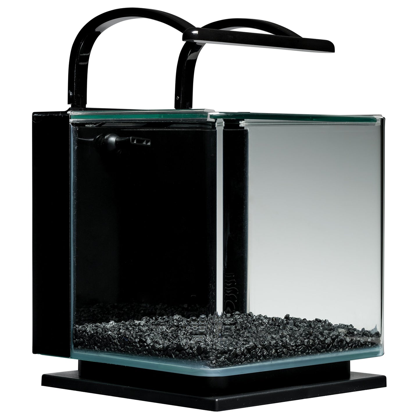 Marineland Contour 3 Aquarium Kit 3 Gallons, Rounded Glass Corners, Includes LED Lighting