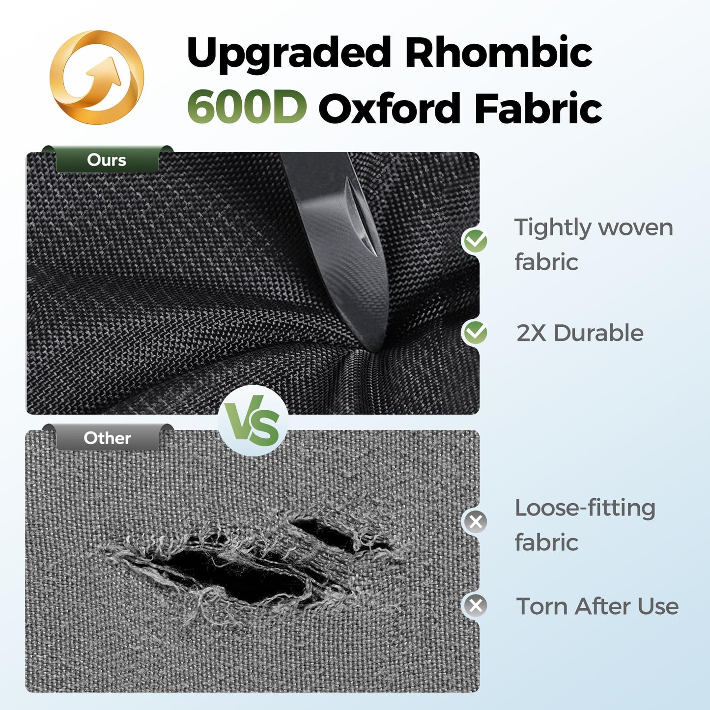 ALPHA CAMP 2 Packs Stadium Seat Chair for Bleachers with Back & Arm Rest, Black Grey