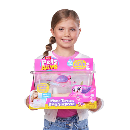 Pets Alive Mama & Baby Surprise, Series 1, Mama Turtle Surprise Playset