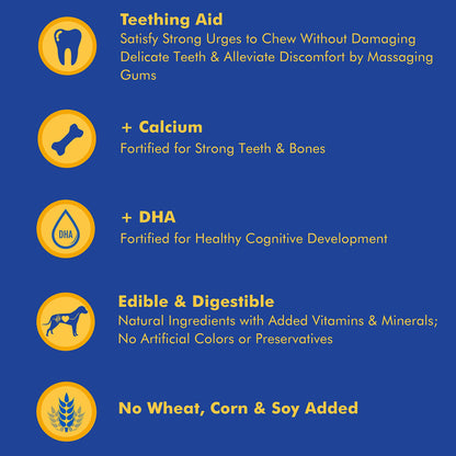 N-Bone Puppy Teething Ring Chicken Flavor (1 Pack Of 6 Rings) (113048)