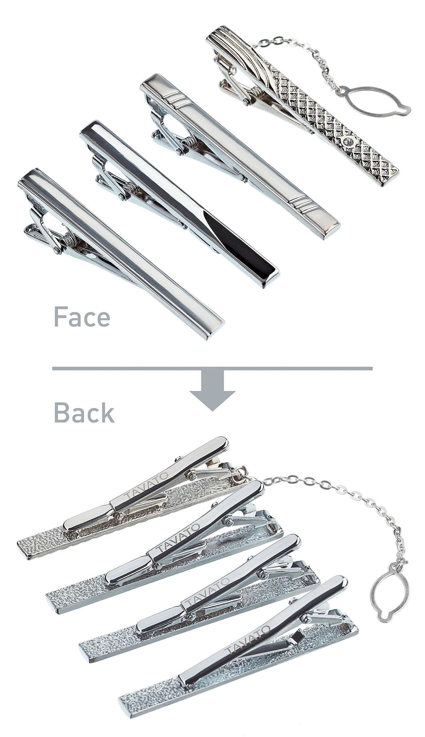 Premium Men’s Gift Tie Set Silky Necktie Pocket Squares Tie Clips Cufflinks For Men