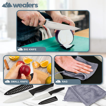 12 Piece Camp Kitchen Cooking Utensil Set Travel Organizer Grill Accessories Compact Gear for Backpacking BBQ Camping Hiking and Travel Black