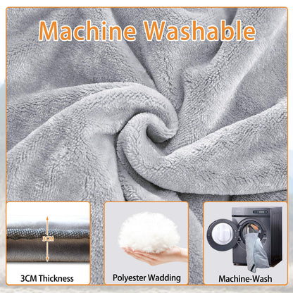 POEPORE Reclining Camping Chair with Removable Footrest Lounge Chair with Headrest, Cotton Cushion, Portable Adjustable Folding Chairs for Adults Black