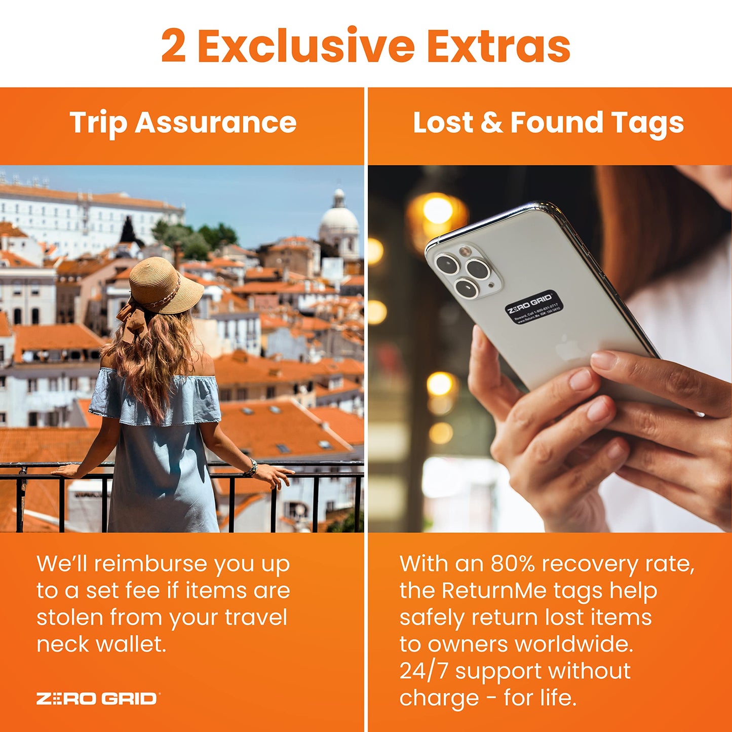 Passport Holder & Travel Wallet with RFID Blocking - Premium Document Organizer Case for Men and Women - Holds Passports, Cards, Tickets, ID, Cash - Compact Zippered Wallet - Midnight